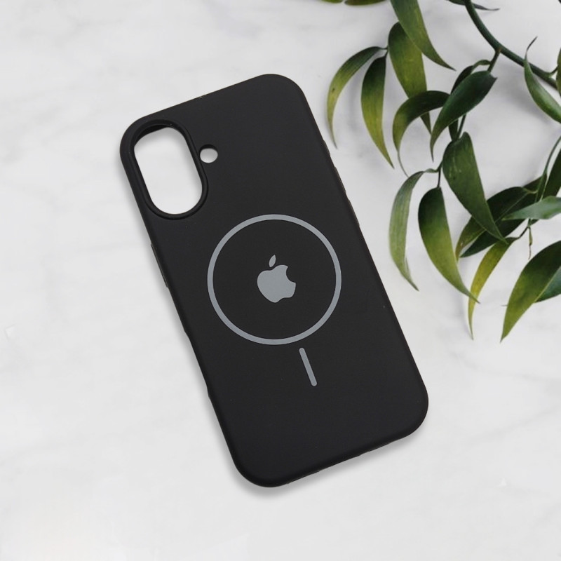 قاب سیلیکونی اورجینال طرح مگ سیف iPhone 16