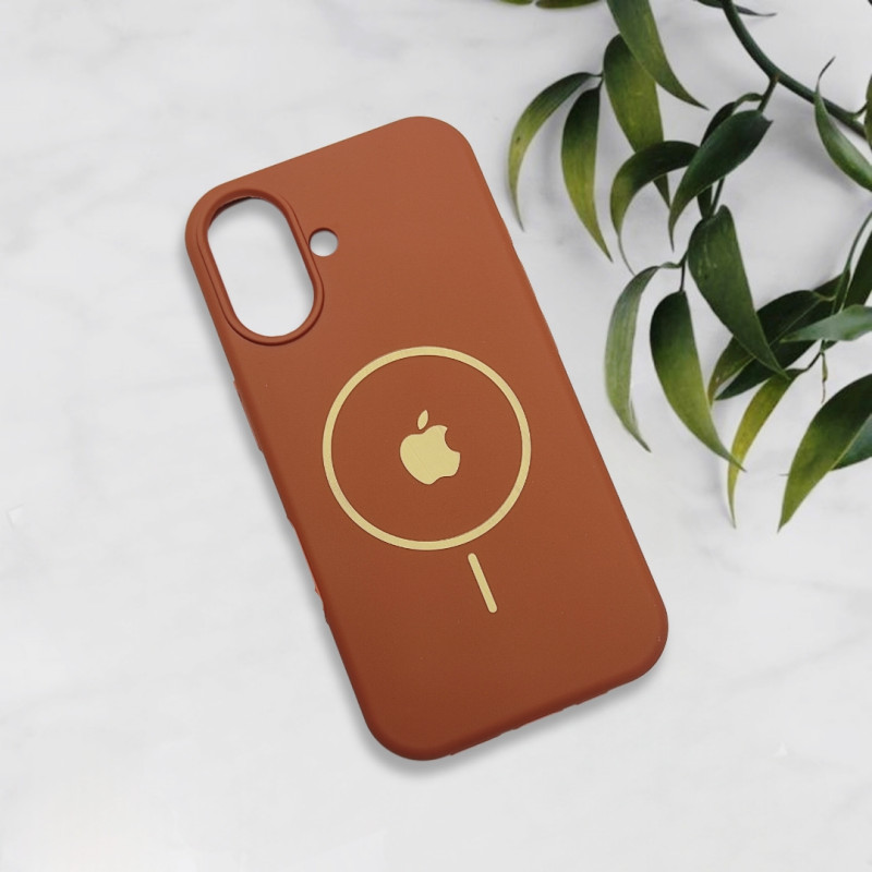قاب سیلیکونی اورجینال طرح مگ سیف iPhone 16