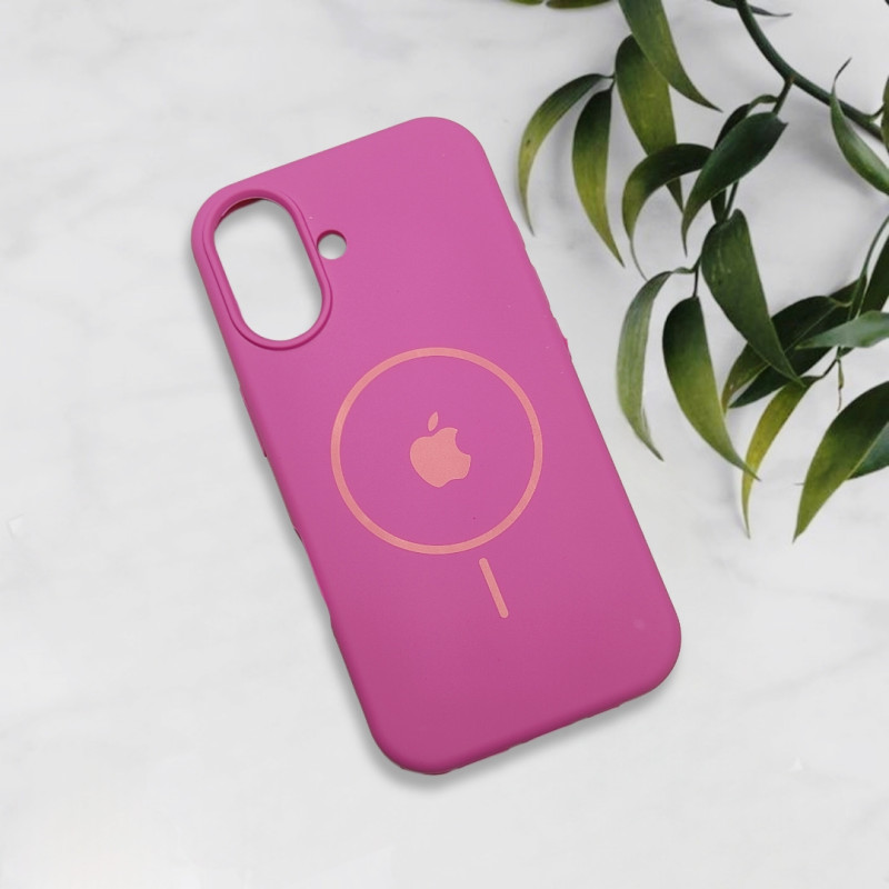 قاب سیلیکونی اورجینال طرح مگ سیف iPhone 16