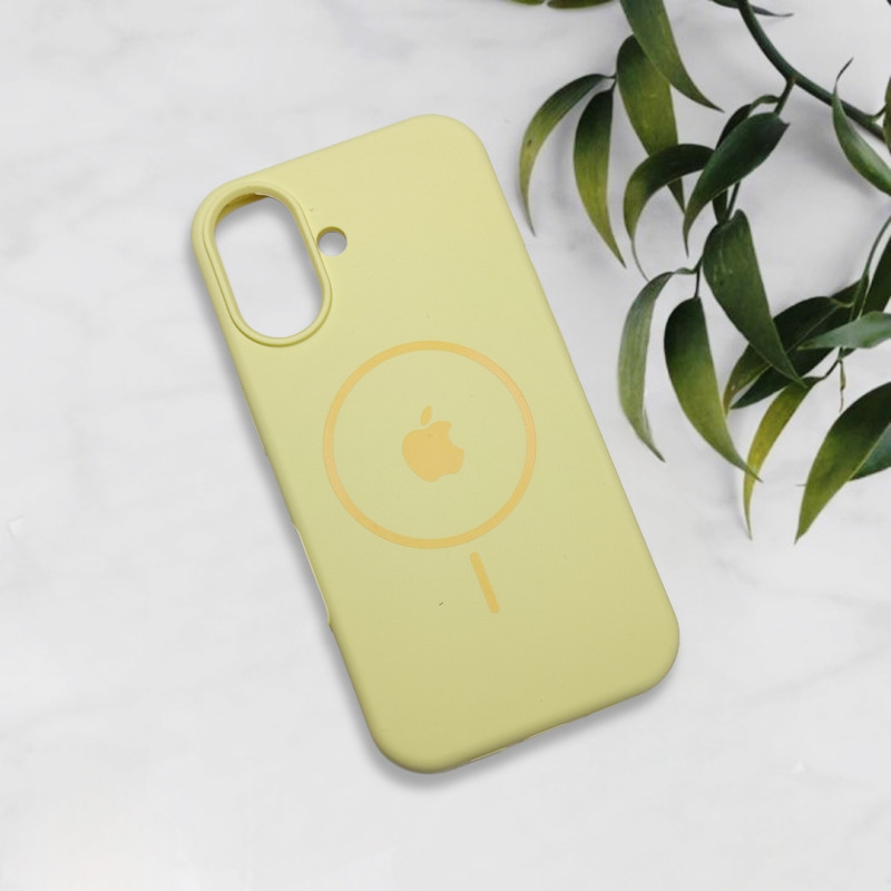 قاب سیلیکونی اورجینال طرح مگ سیف iPhone 16