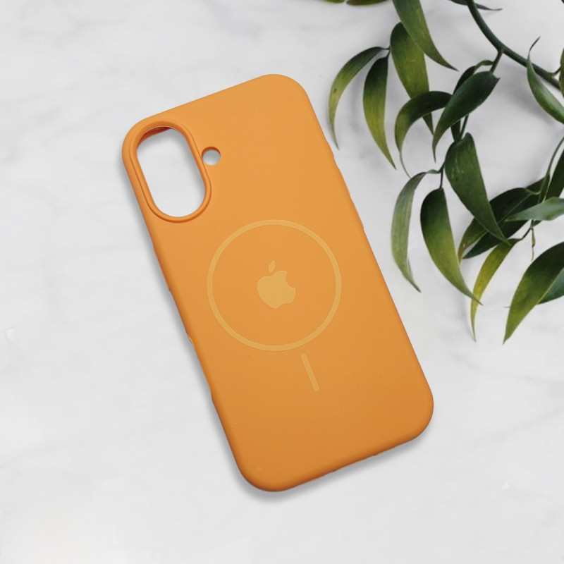 قاب سیلیکونی اورجینال طرح مگ سیف iPhone 16