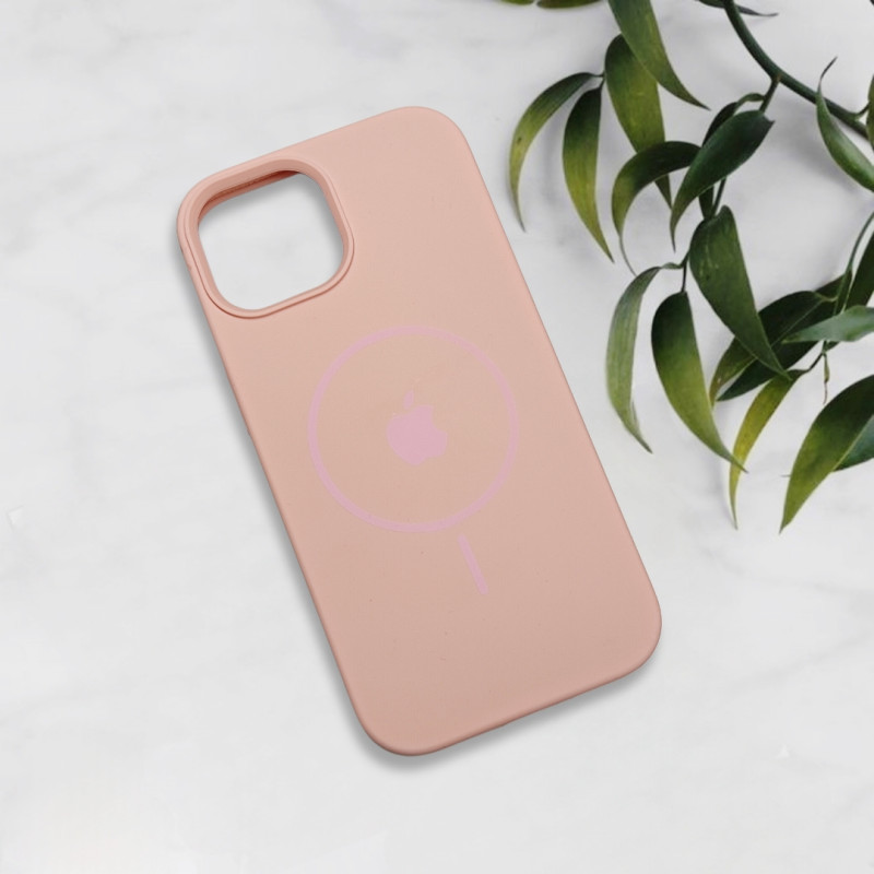 قاب سیلیکونی اورجینال طرح مگ سیف iPhone 15