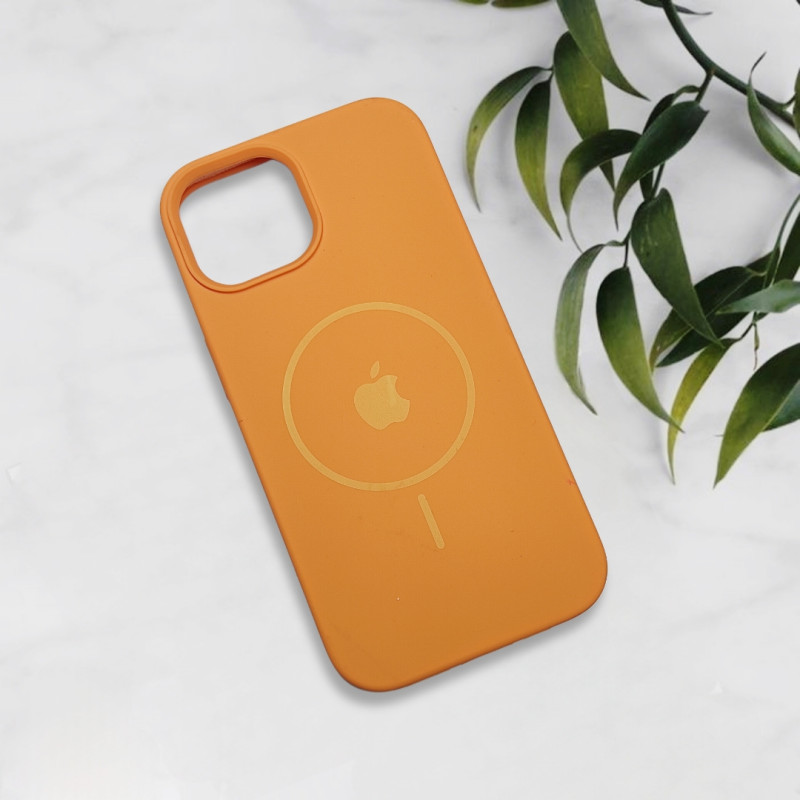 قاب سیلیکونی اورجینال طرح مگ سیف iPhone 15