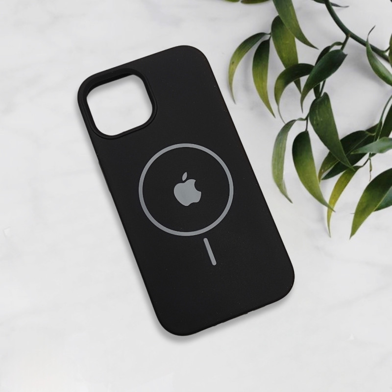 قاب سیلیکونی اورجینال طرح مگ سیف iPhone 15