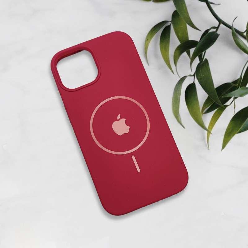 قاب سیلیکونی اورجینال طرح مگ سیف iPhone 15