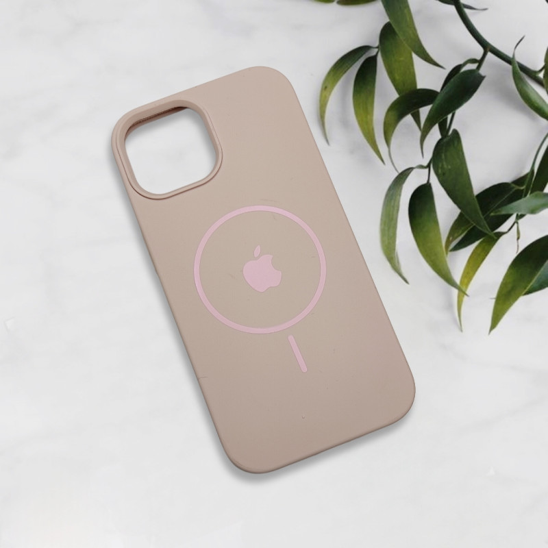 قاب سیلیکونی اورجینال طرح مگ سیف iPhone 15