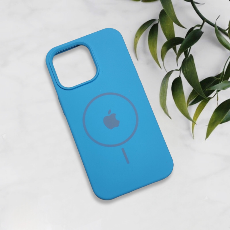 قاب سیلیکونی اورجینال طرح مگ سیف iPhone 13 Pro