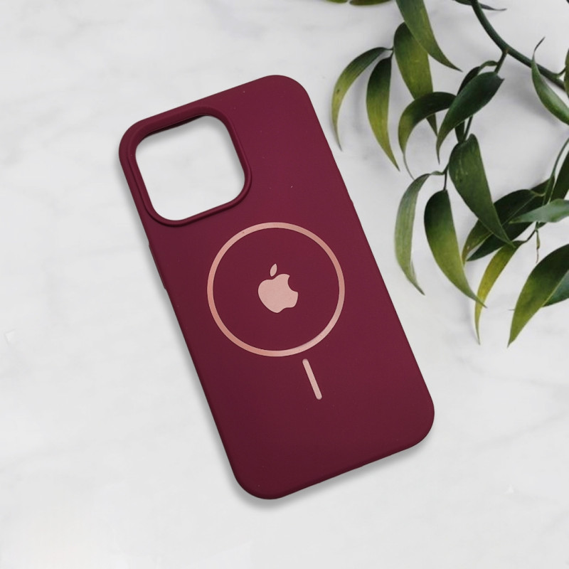 قاب سیلیکونی اورجینال طرح مگ سیف iPhone 13 Pro