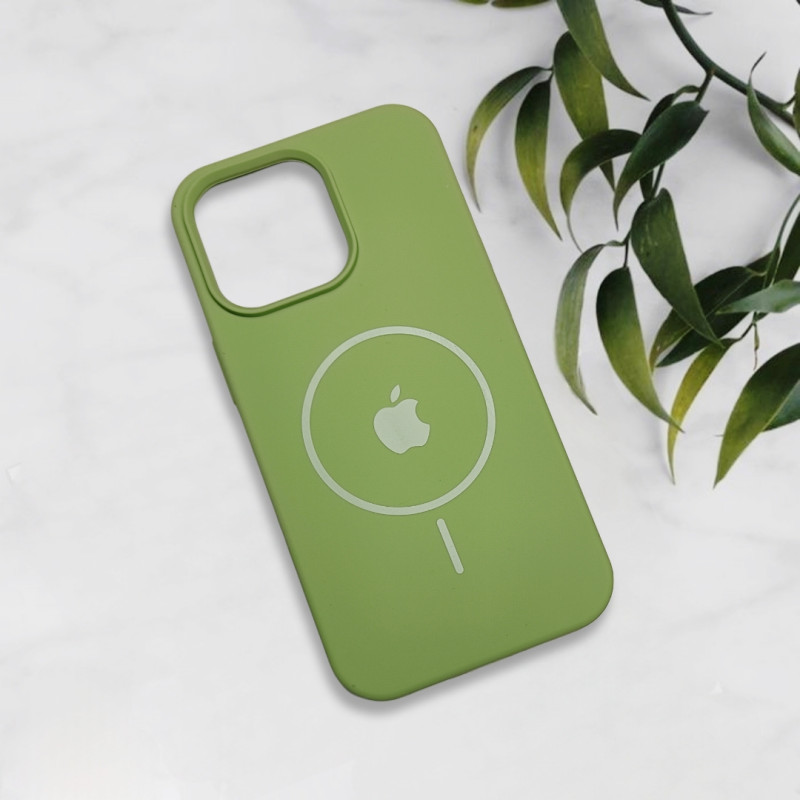 قاب سیلیکونی اورجینال طرح مگ سیف iPhone 13 Pro