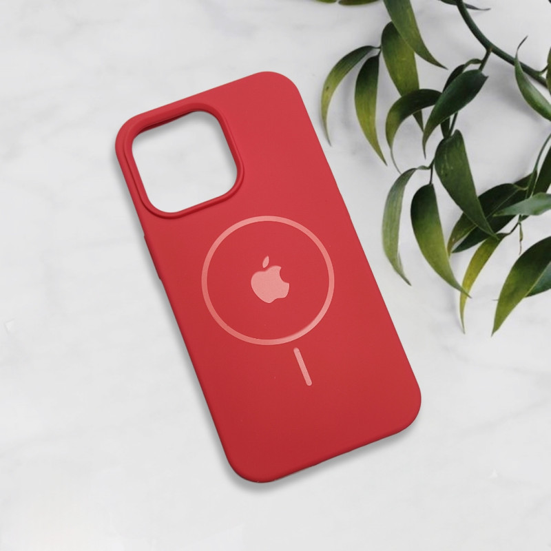 قاب سیلیکونی اورجینال طرح مگ سیف iPhone 13 Pro