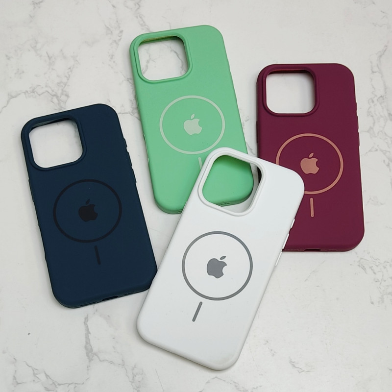 قاب سیلیکونی اورجینال طرح مگ سیف iPhone 16 Pro