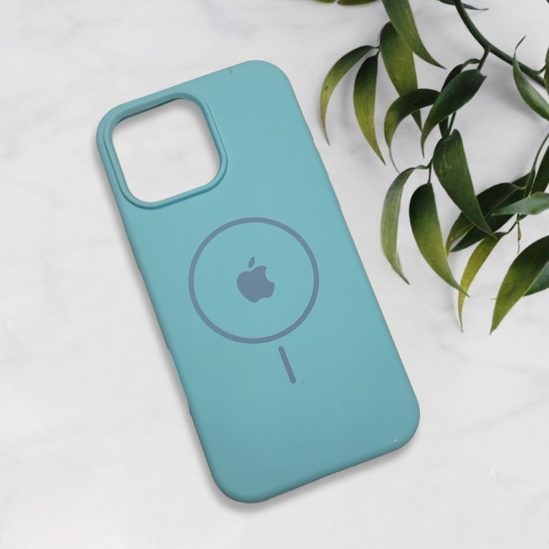 قاب سیلیکونی اورجینال طرح مگ سیف iPhone 16 Pro Max