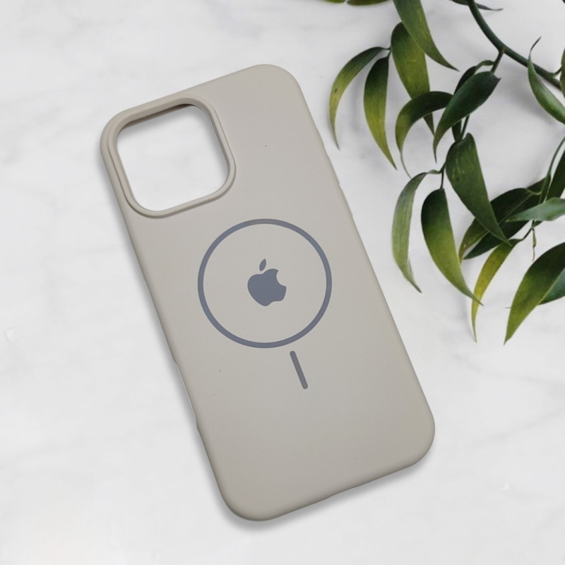 قاب سیلیکونی اورجینال طرح مگ سیف iPhone 16 Pro Max