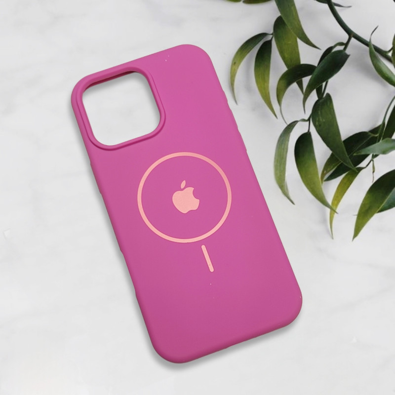 قاب سیلیکونی اورجینال طرح مگ سیف iPhone 16 Pro Max