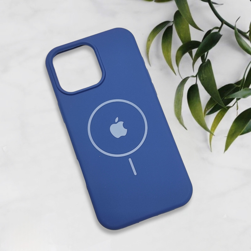 قاب سیلیکونی اورجینال طرح مگ سیف iPhone 16 Pro Max