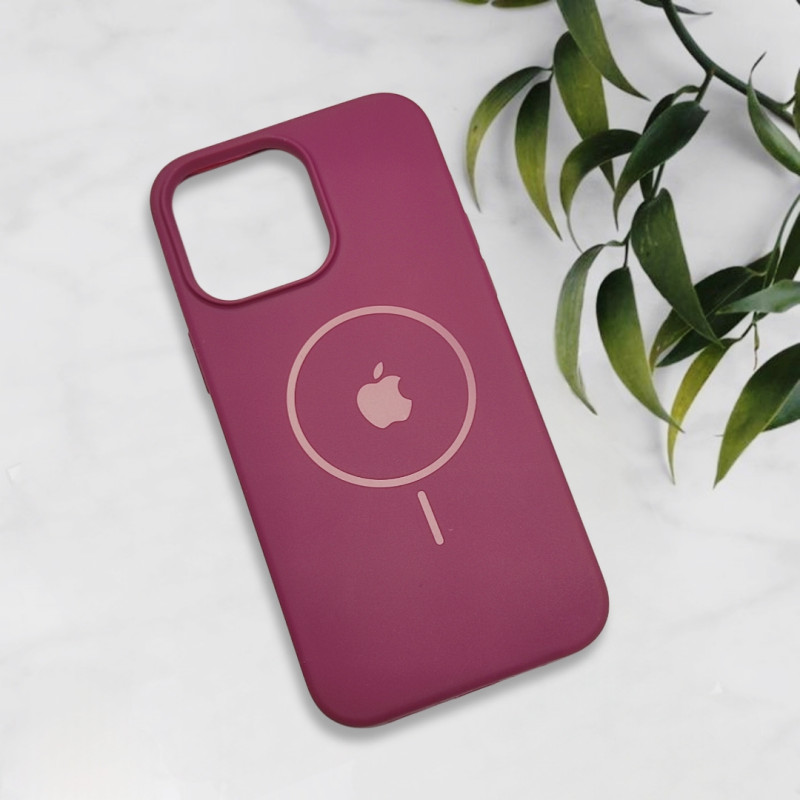 قاب سیلیکونی اورجینال طرح مگ سیف iPhone 14 Pro Max