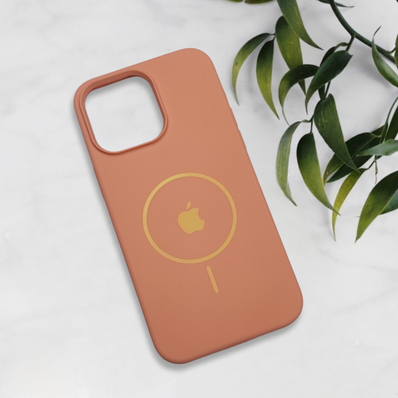 قاب سیلیکونی اورجینال طرح مگ سیف iPhone 14 Pro Max