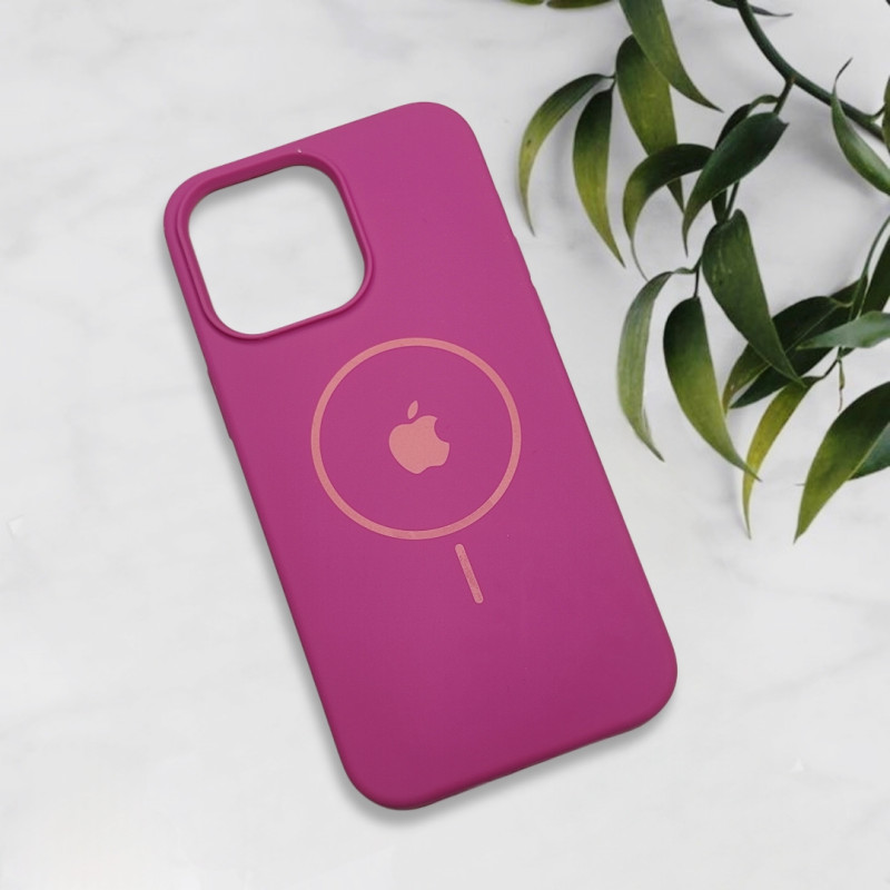 قاب سیلیکونی اورجینال طرح مگ سیف iPhone 14 Pro Max