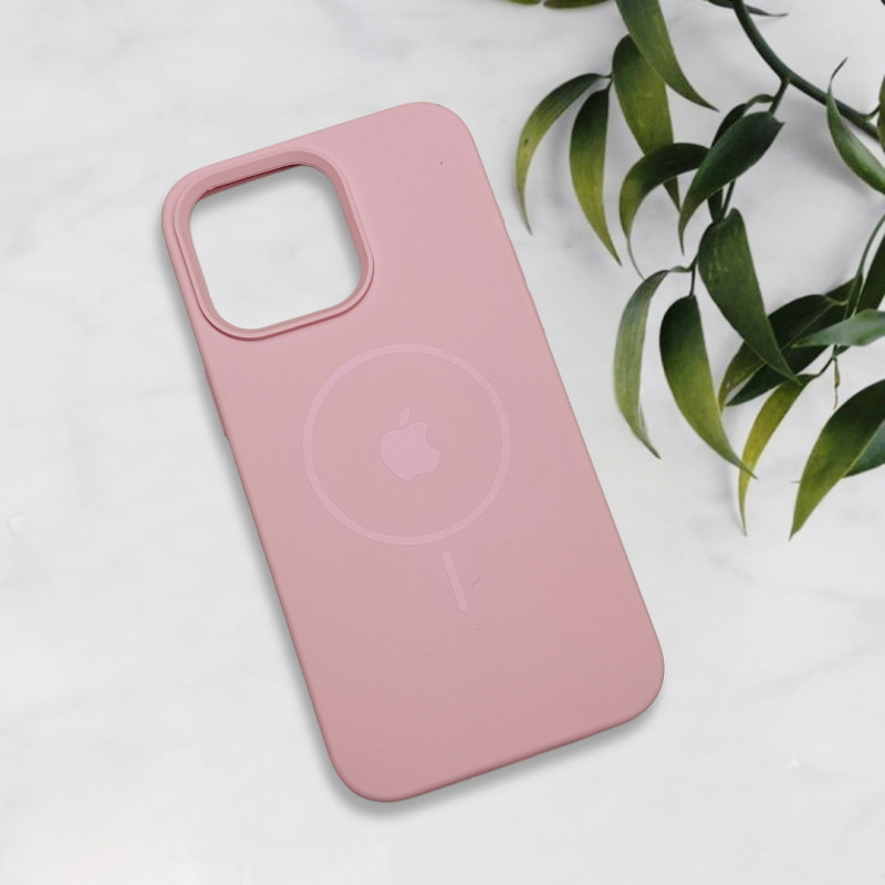 قاب سیلیکونی اورجینال طرح مگ سیف iPhone 15 Pro Max