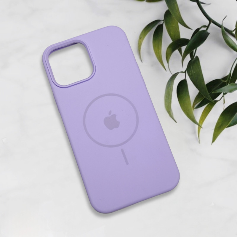 قاب سیلیکونی اورجینال طرح مگ سیف iPhone 15 Pro Max