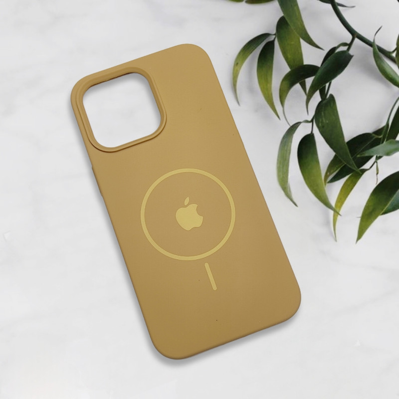 قاب سیلیکونی اورجینال طرح مگ سیف iPhone 15 Pro Max