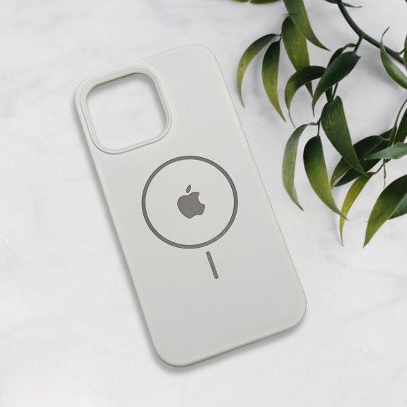 قاب سیلیکونی اورجینال طرح مگ سیف iPhone 15 Pro Max