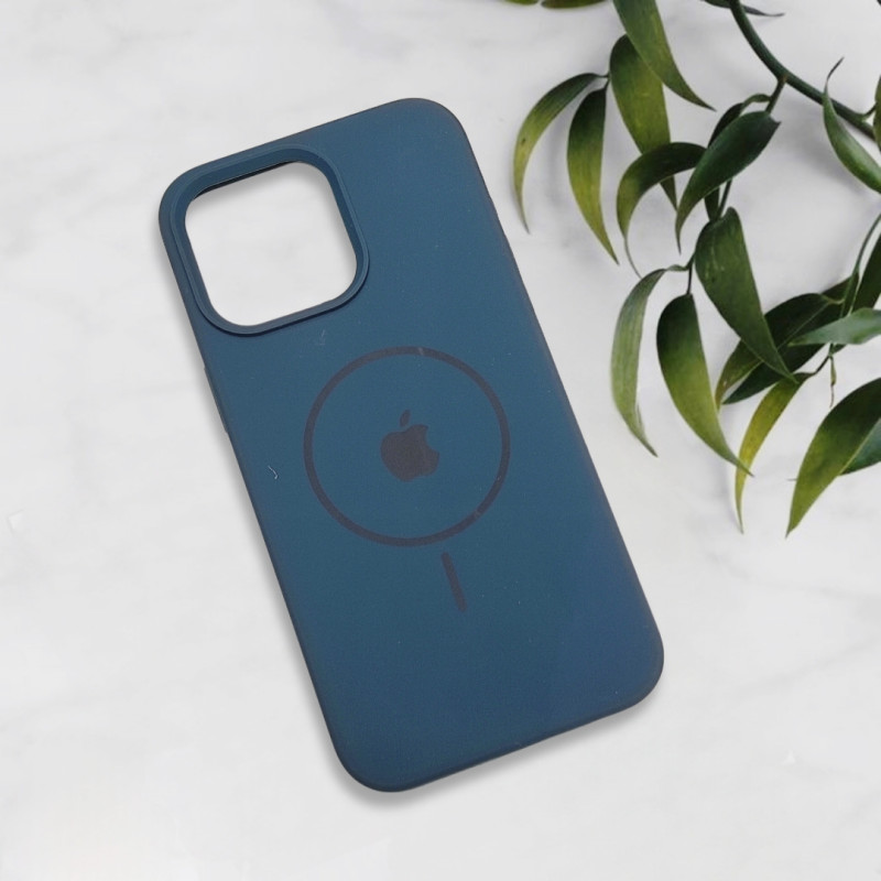 قاب سیلیکونی اورجینال طرح مگ سیف iPhone 15 Pro Max