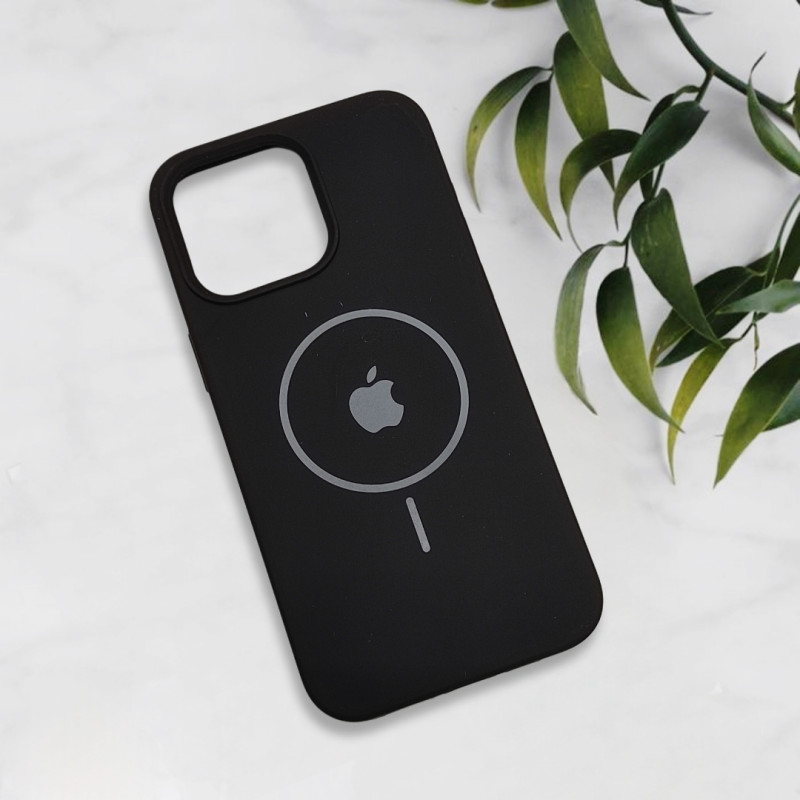 قاب سیلیکونی اورجینال طرح مگ سیف iPhone 15 Pro Max