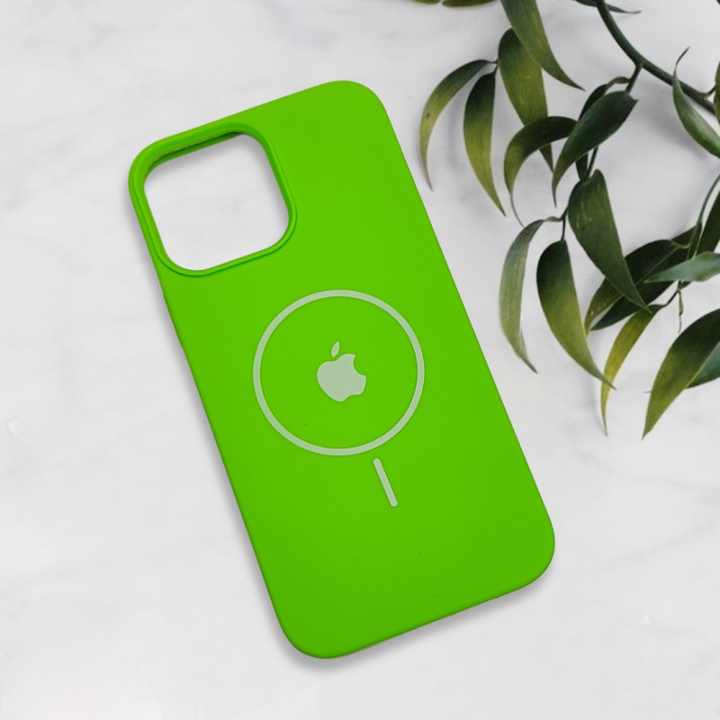 قاب سیلیکونی اورجینال طرح مگ سیف iPhone 13 Pro Max