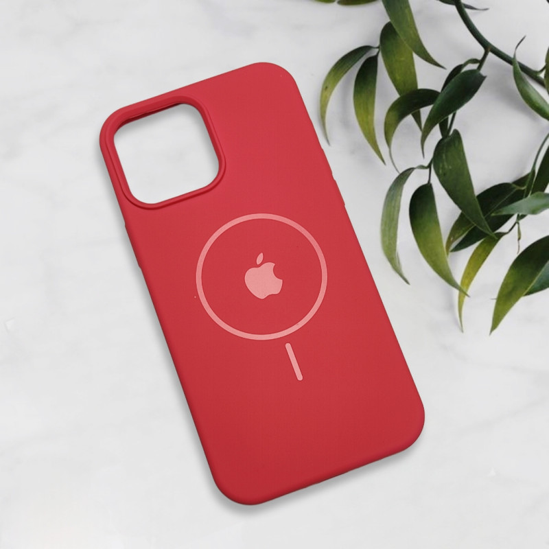 قاب سیلیکونی اورجینال طرح مگ سیف iPhone 13 Pro Max