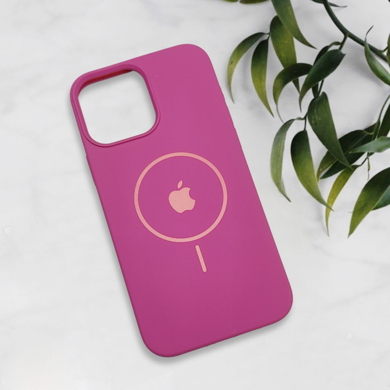 قاب سیلیکونی اورجینال طرح مگ سیف iPhone 13 Pro Max