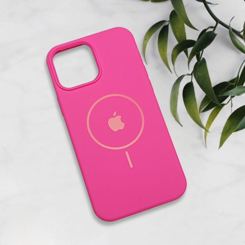 قاب سیلیکونی اورجینال طرح مگ سیف iPhone 13 Pro Max