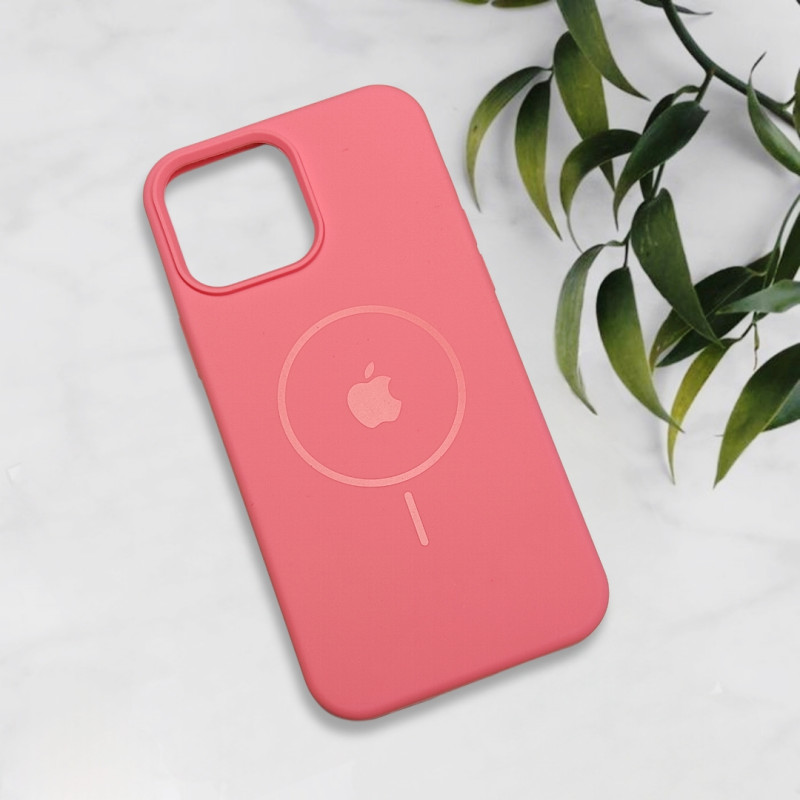 قاب سیلیکونی اورجینال طرح مگ سیف iPhone 13 Pro Max