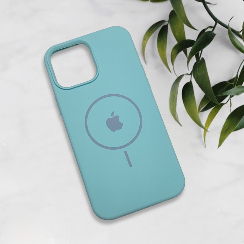 قاب سیلیکونی اورجینال طرح مگ سیف iPhone 13 Pro Max