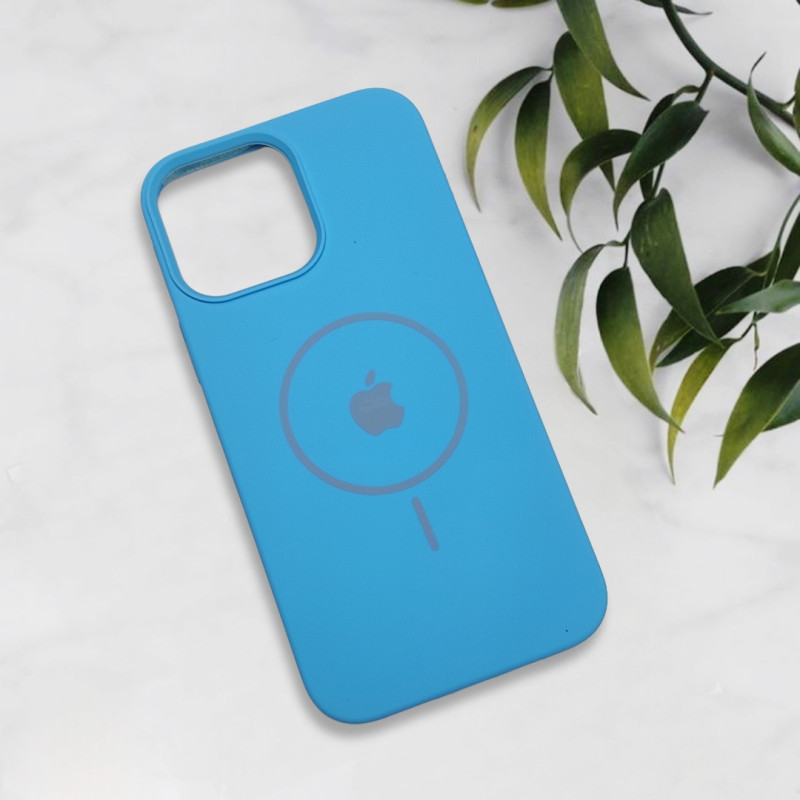 قاب سیلیکونی اورجینال طرح مگ سیف iPhone 13 Pro Max