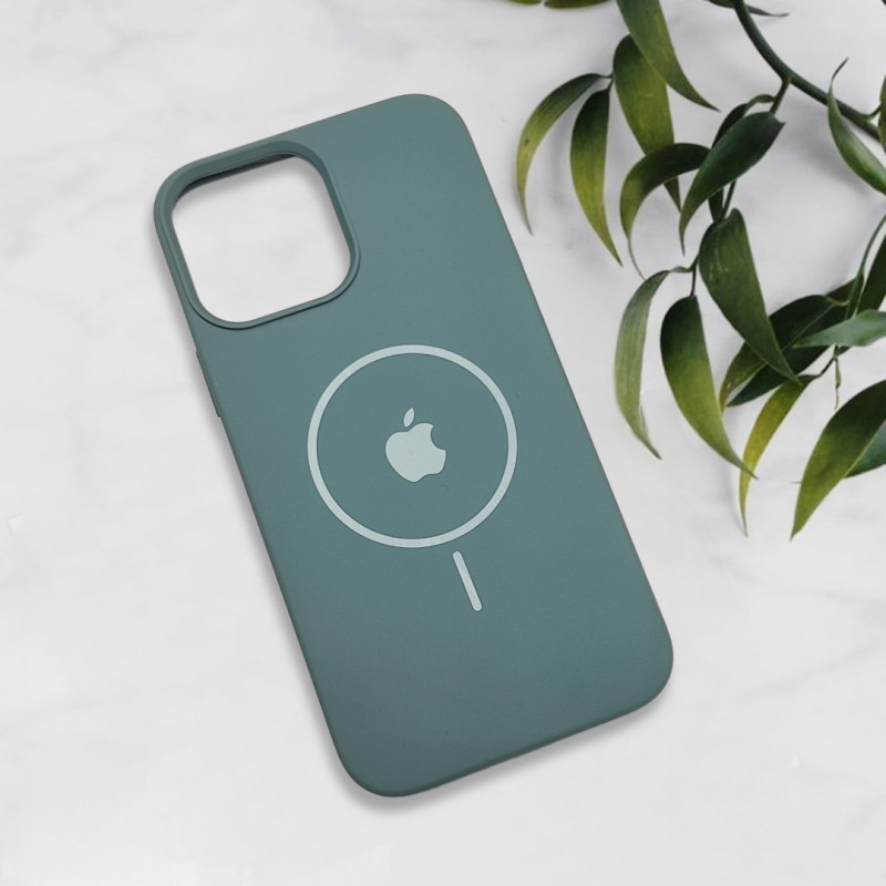 قاب سیلیکونی اورجینال طرح مگ سیف iPhone 13 Pro Max