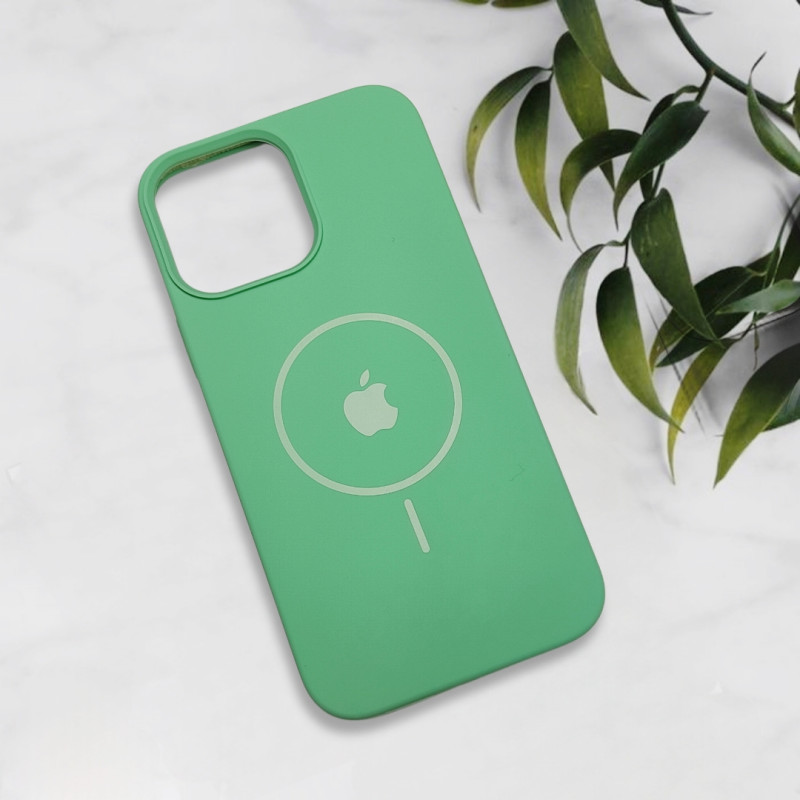 قاب سیلیکونی اورجینال طرح مگ سیف iPhone 13 Pro Max