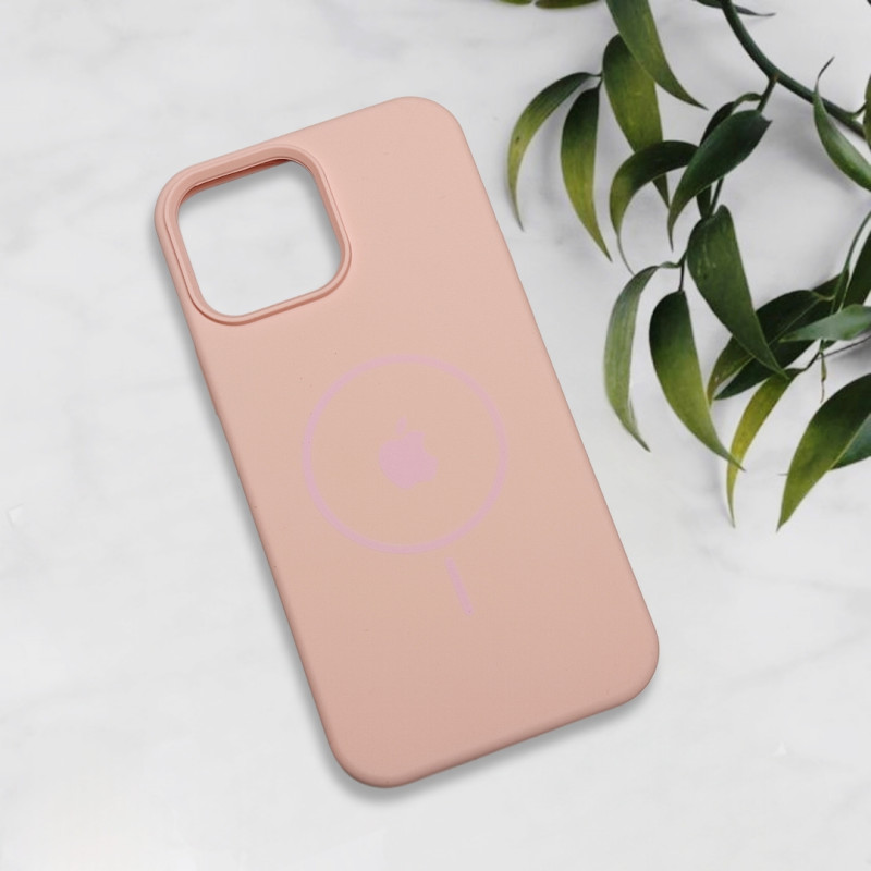 قاب سیلیکونی اورجینال طرح مگ سیف iPhone 13 Pro Max