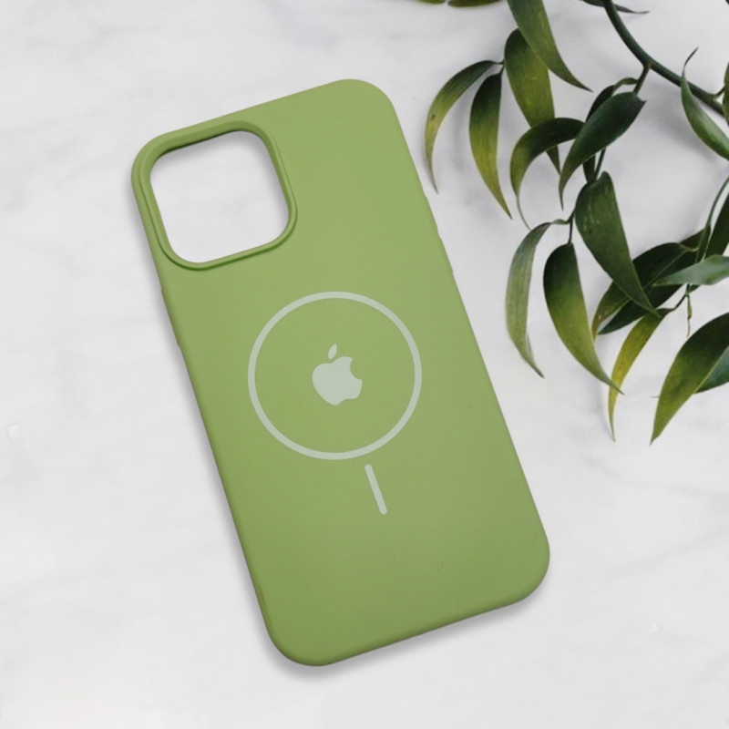 قاب سیلیکونی اورجینال طرح مگ سیف iPhone 13 Pro Max