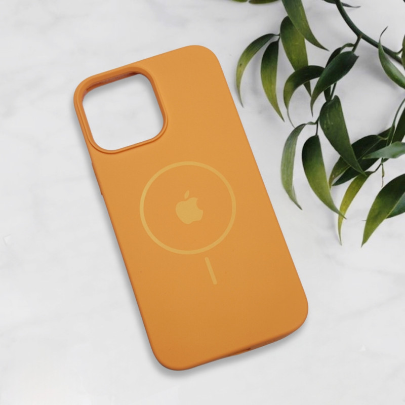 قاب سیلیکونی اورجینال طرح مگ سیف iPhone 13 Pro Max