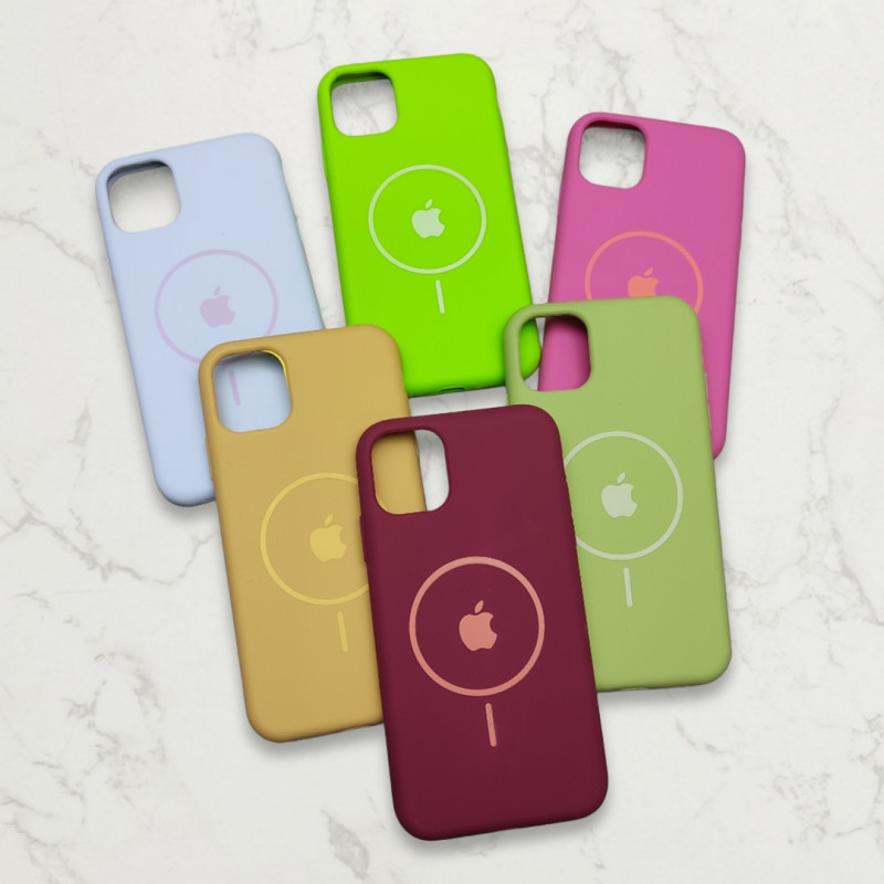 قاب سیلیکونی اورجینال طرح مگ سیف iPhone 11