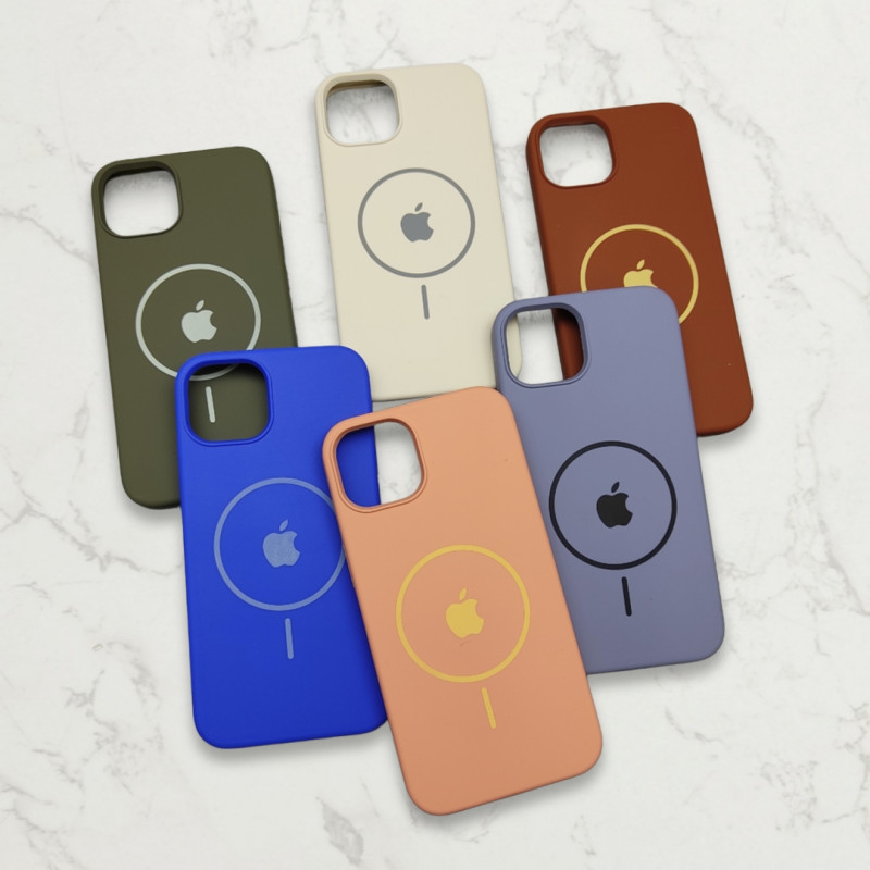 قاب سیلیکونی اورجینال طرح مگ سیف iPhone 13 / 14