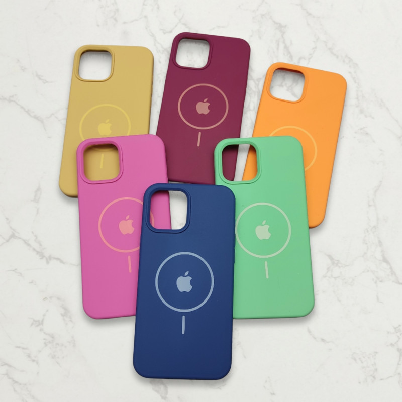 قاب سیلیکونی اورجینال طرح مگ سیف iPhone 12 Pro Max