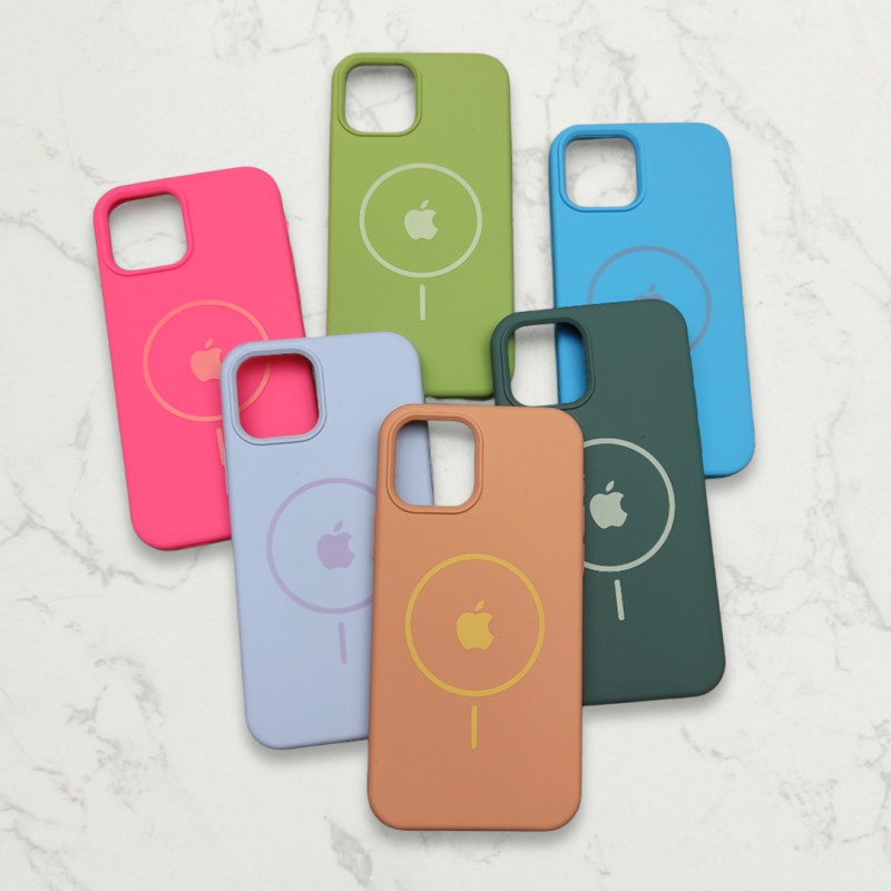 قاب سیلیکونی اورجینال طرح مگ سیف iPhone 12 / 12 Pro