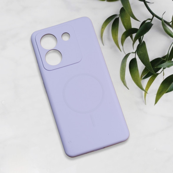 قاب سیلیکونی اورجینال طرح مگ سیف Xiaomi Poco M7 Pro