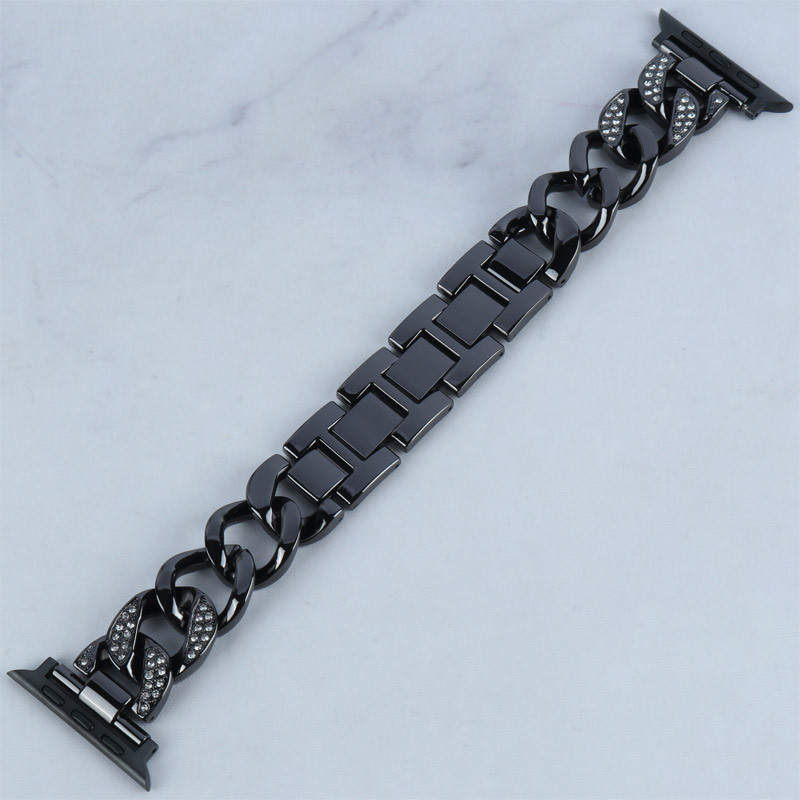 بند استیل طرح دار اپل واچ Guoi سایز 42-49 mm