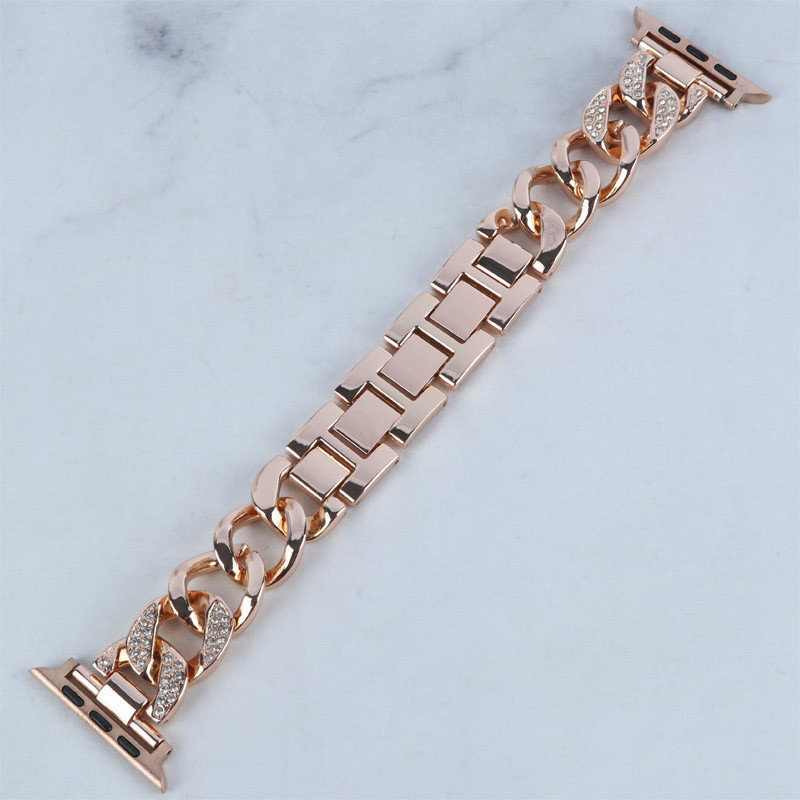 بند استیل طرح دار اپل واچ Guoi سایز 42-49 mm