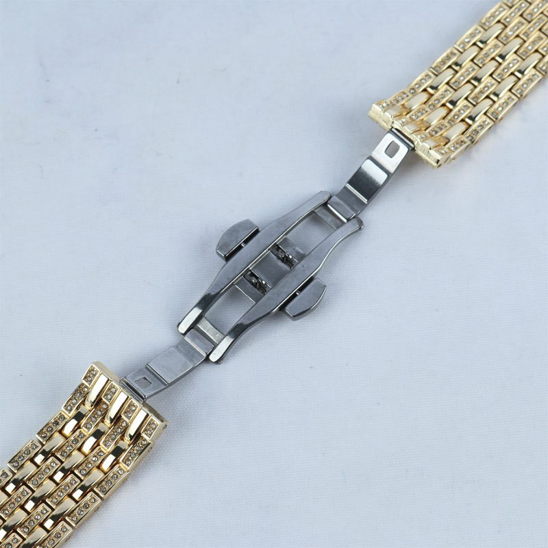 بند استیل نگینی اپل واچ Guoi سایز 42-49 mm