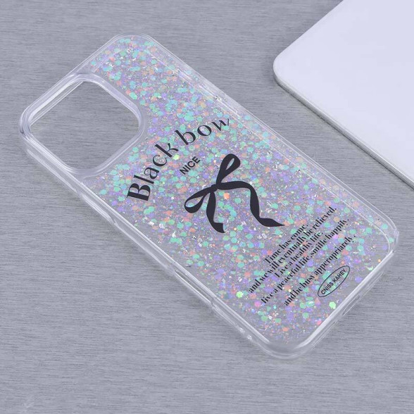 قاب اکلیلی Black Bow Nice مدل iPhone 16 Pro Max