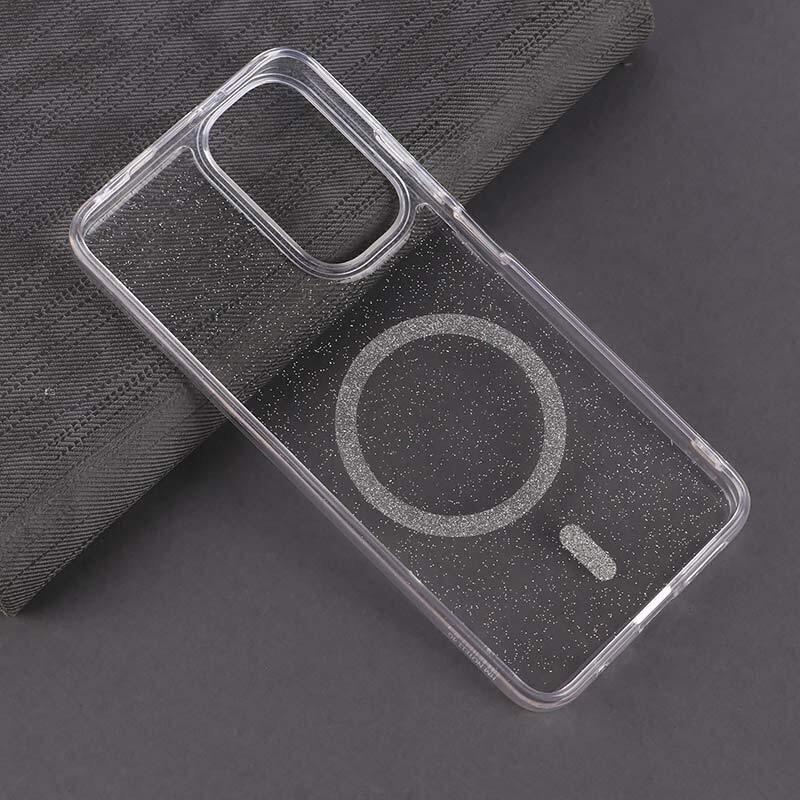 قاب شفاف اکلیلی Xiaomi Redmi Note 11 4G / Note 11s طرح مگ سیف